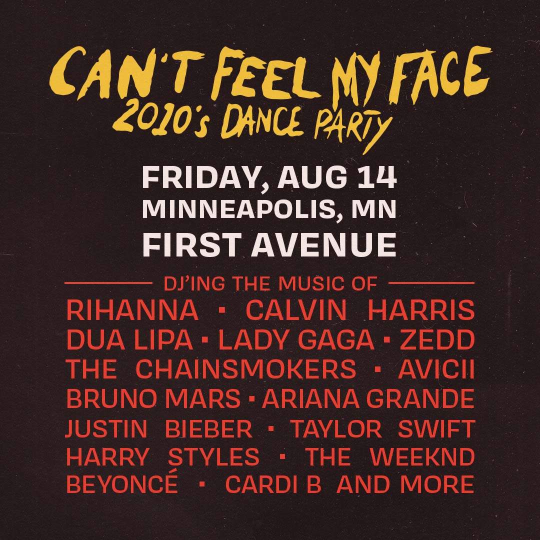 Can't Feel My Face 2000s Dance Party