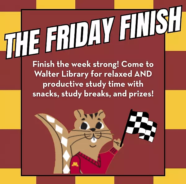 Friday Finish at Walter Library
